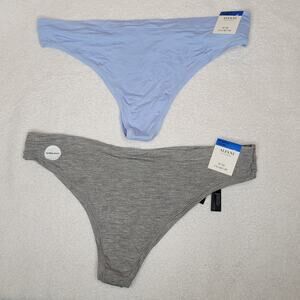 Alfani Intimates Women's Ultra Soft Underwear Thong Panties 2 Pack X-Large NEW